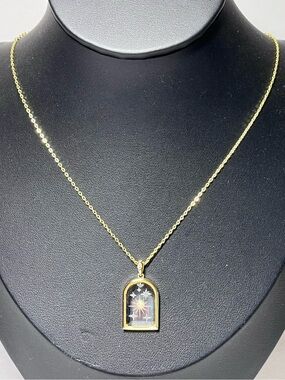 NEO RELIQUE Sterling Silver 14K plated Celestial Arch Tarot Pendant Necklace